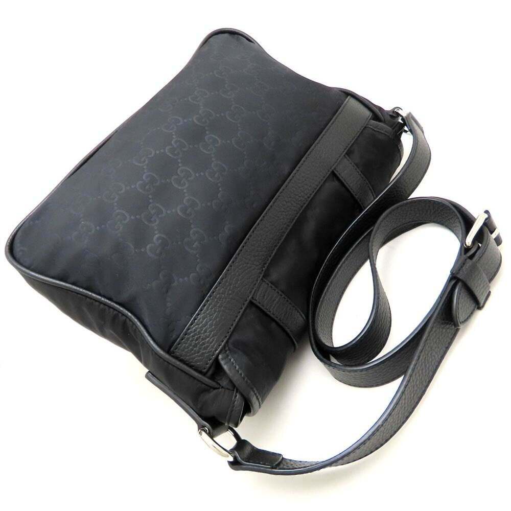 GUCCI Black Leather Shoulder Bag - Picture 5 of 16